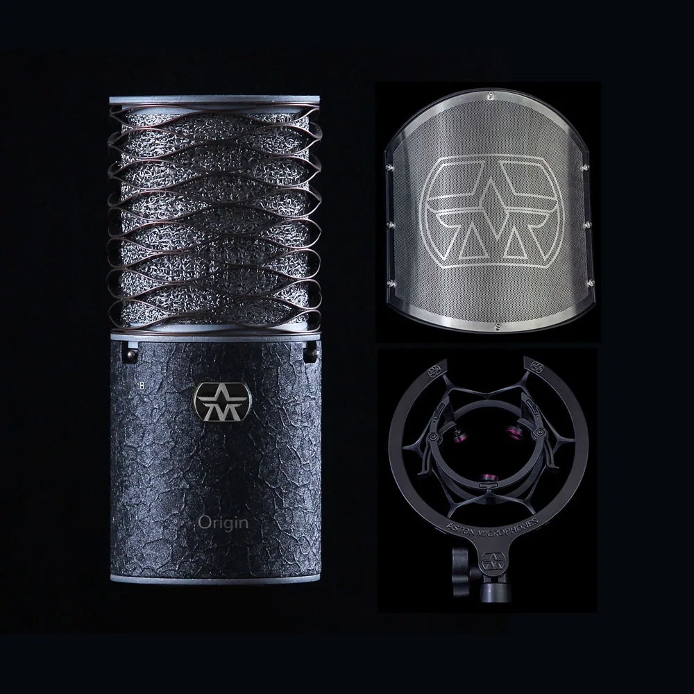 ASTON Origin black Bundle висока производителност кардиоидный кондензаторен микрофон за запис на вокали инструменти на професионално ниво . ' - ' . 1