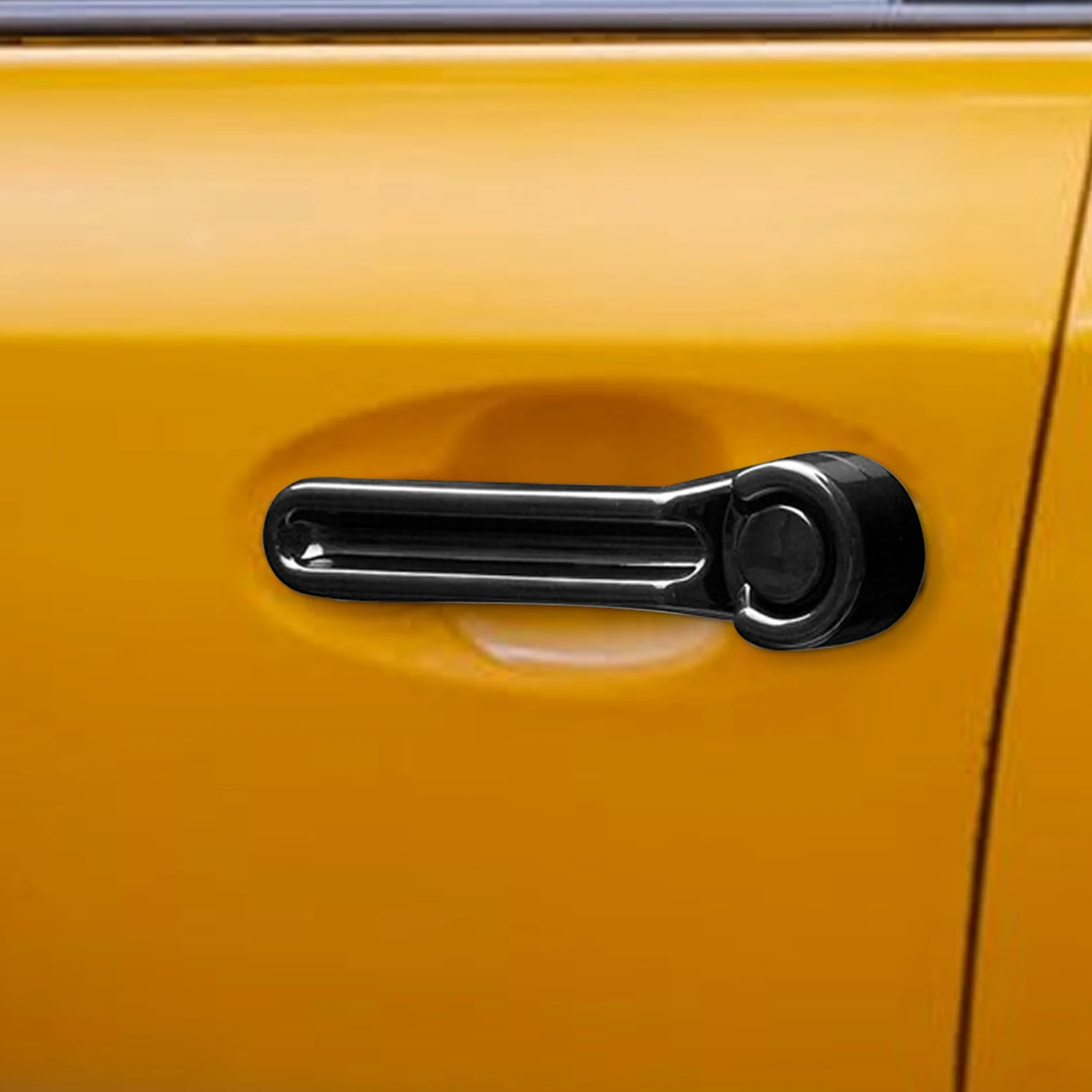 Външна врата копчето и накладка на капака на багажника за JEEP Wrangler JK 07-17 Liberty 08-12 Dodge Nitro 07-11 Черно 4Dr . ' - ' . 3