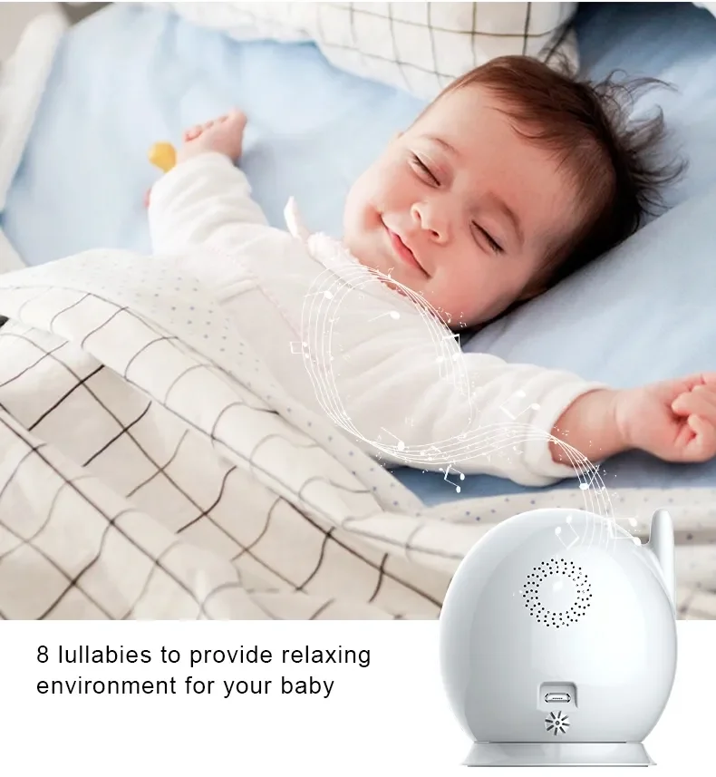 Гореща разпродажба, детска камера 1080P Wifi, безжичен следи бебето, HD Аудио, Проследяване на сън, IP камера за нощно виждане за. . ' - ' . 4