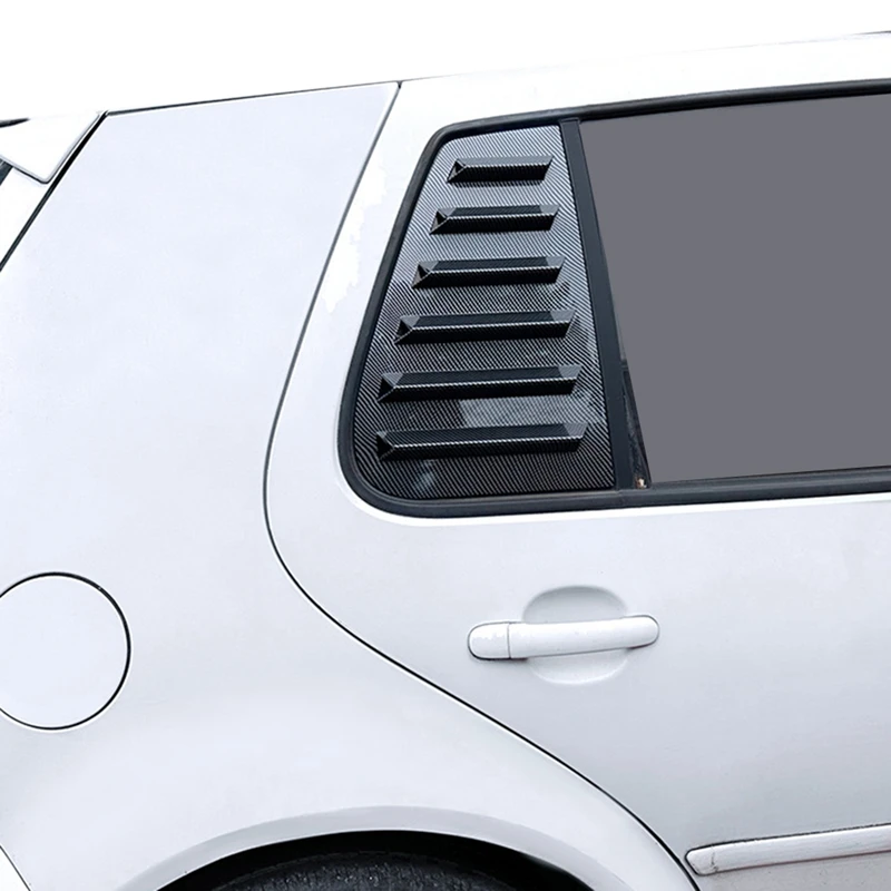 Етикети на Тристранни щори На задните стъкла на колата За VW Golf 4 MK4 1997-2006 За стайлинг на автомобили . ' - ' . 3