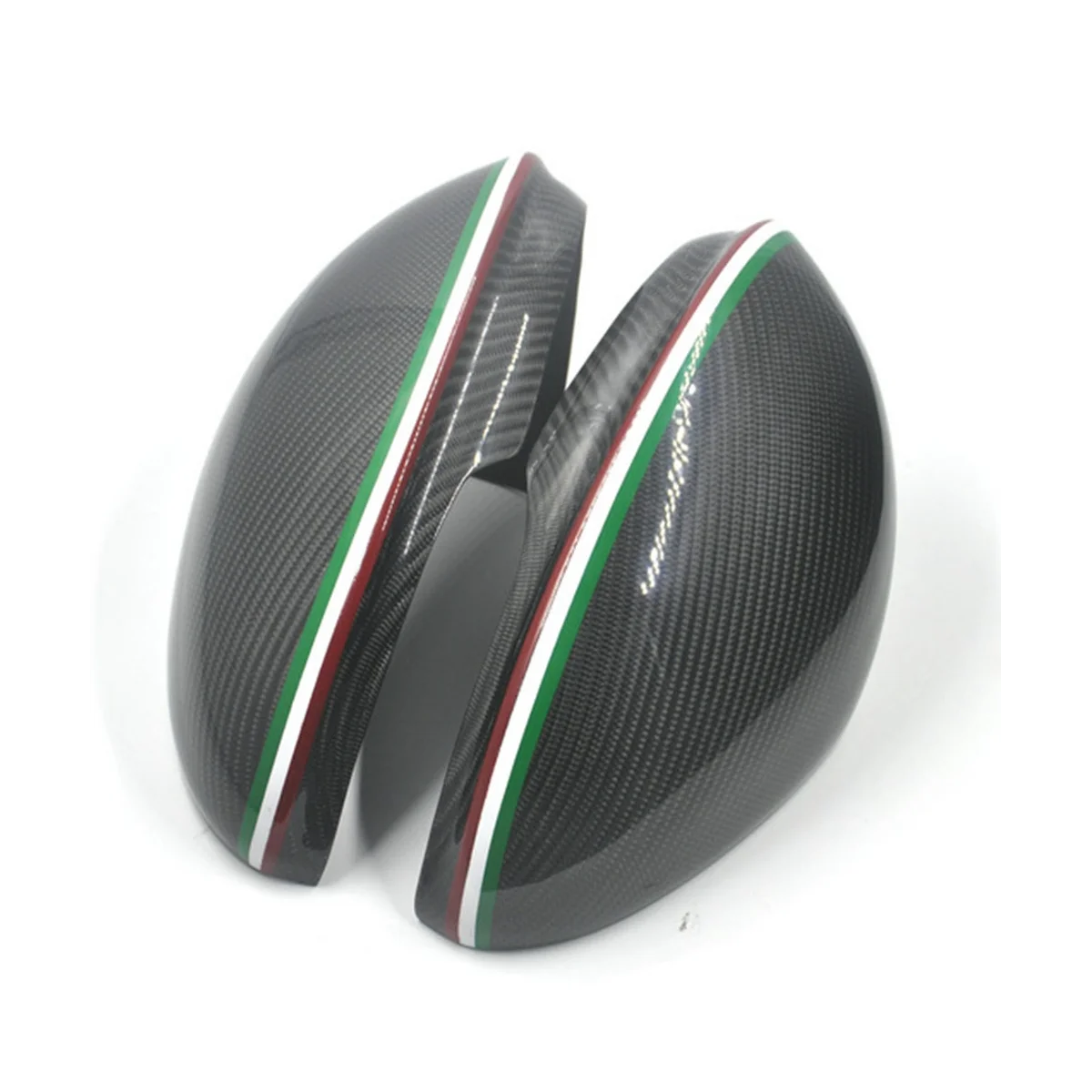 За Alfa Romeo Giulia, корпус на огледалата за обратно виждане, Промяна Трицветна корпус от въглеродни влакна огледала за обратно виждане Stelvio . ' - ' . 3