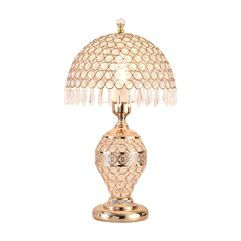 Кристален лампа за спални, Луксозна Романтична Европейската начална Топло Сватбата е Лесна Модерна и креативна нощна лампа за сватбената стая . ' - ' . 4
