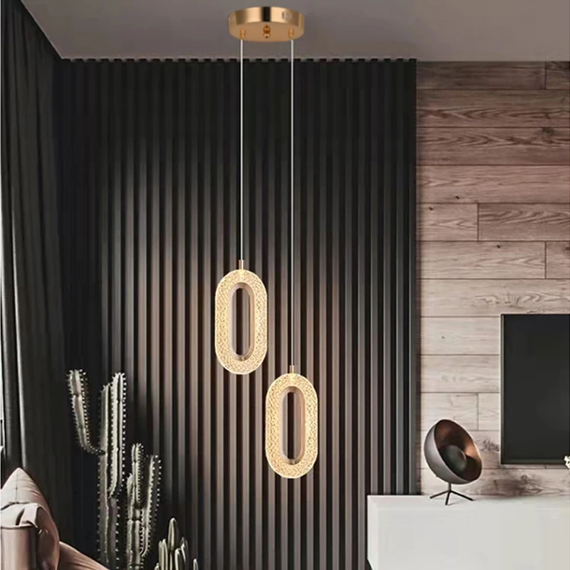 Лампа, елегантен, окачен лампа в скандинавски стил, вътрешно осветление, модерна Регулируема led полилей За кухня, трапезария, спалня . ' - ' . 0