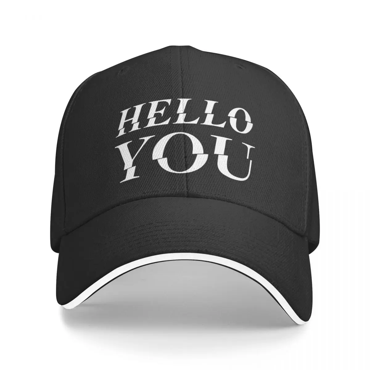 Нова бейзболна шапка Hello You, Дизайнерски Шапка, черна Реколта Шапка За Жени, Мъже . ' - ' . 0