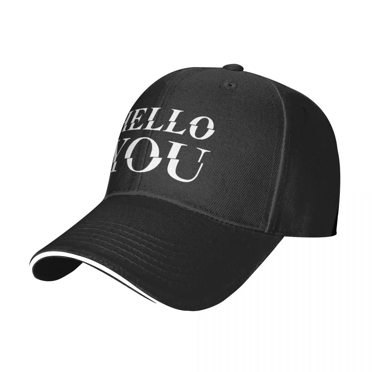 Нова бейзболна шапка Hello You, Дизайнерски Шапка, черна Реколта Шапка За Жени, Мъже . ' - ' . 1