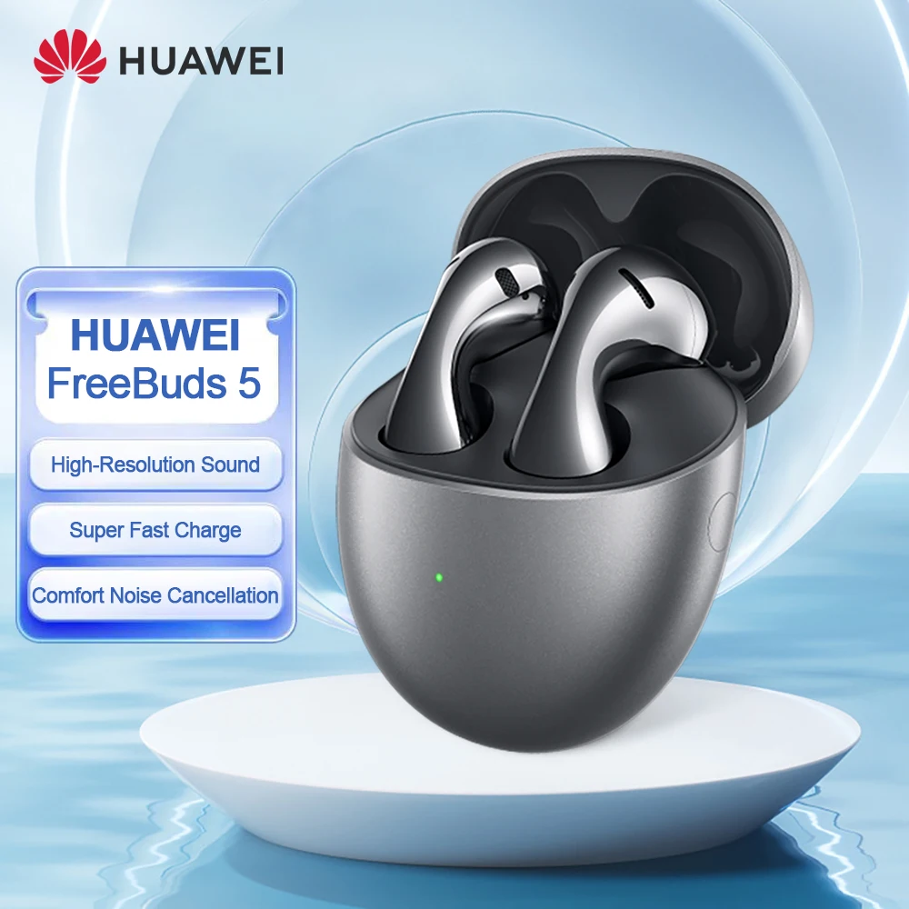 Оригинални Слушалки Huawei Freebuds 5, Музикални, Спортни ушите, Безжични Слушалки Bluetooth TWS, Слушалките с шумопотискане . ' - ' . 0