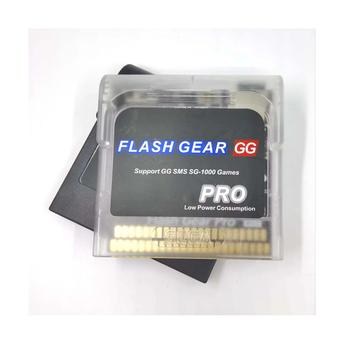 Печатна платка на играта касета Flash Gear Pro Power Saving Flash Cart за Sega Game Gear GG System Shell, Черен . ' - ' . 4