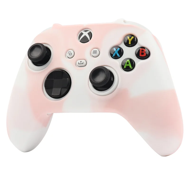 Розова мека силиконова защитна обвивка за управление на контролера на Xbox серия X S, калъф за геймпада, аксесоари, калъфи за джойстик . ' - ' . 1