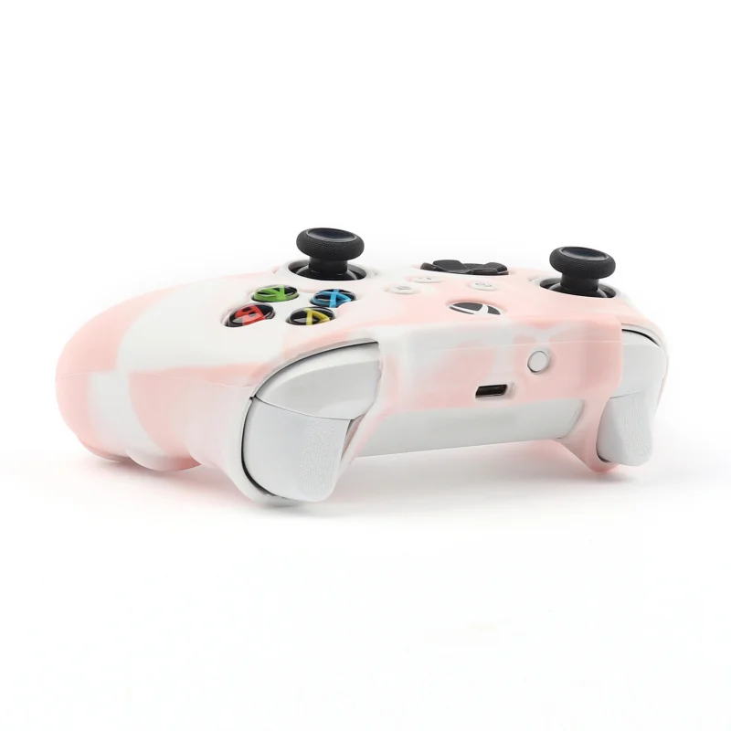 Розова мека силиконова защитна обвивка за управление на контролера на Xbox серия X S, калъф за геймпада, аксесоари, калъфи за джойстик . ' - ' . 3