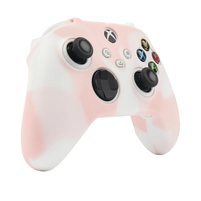 Розова мека силиконова защитна обвивка за управление на контролера на Xbox серия X S, калъф за геймпада, аксесоари, калъфи за джойстик . ' - ' . 5