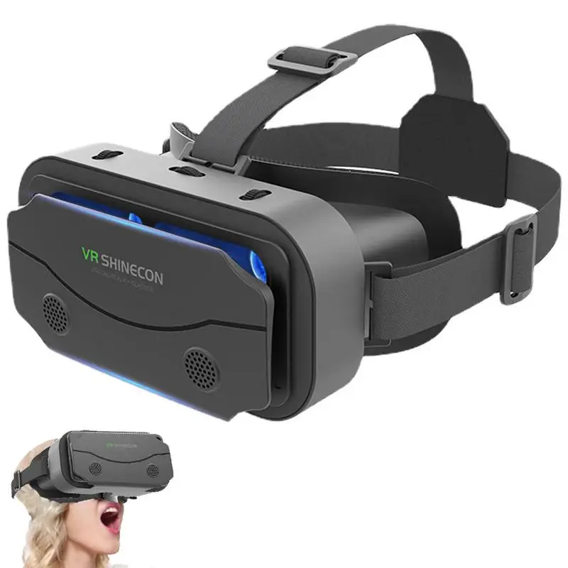 Слушалки виртуална реалност, очила за виртуална реалност за игри с смартфони, универсални очила за виртуална реалност, меки и удобни, нови 3D VR . ' - ' . 0