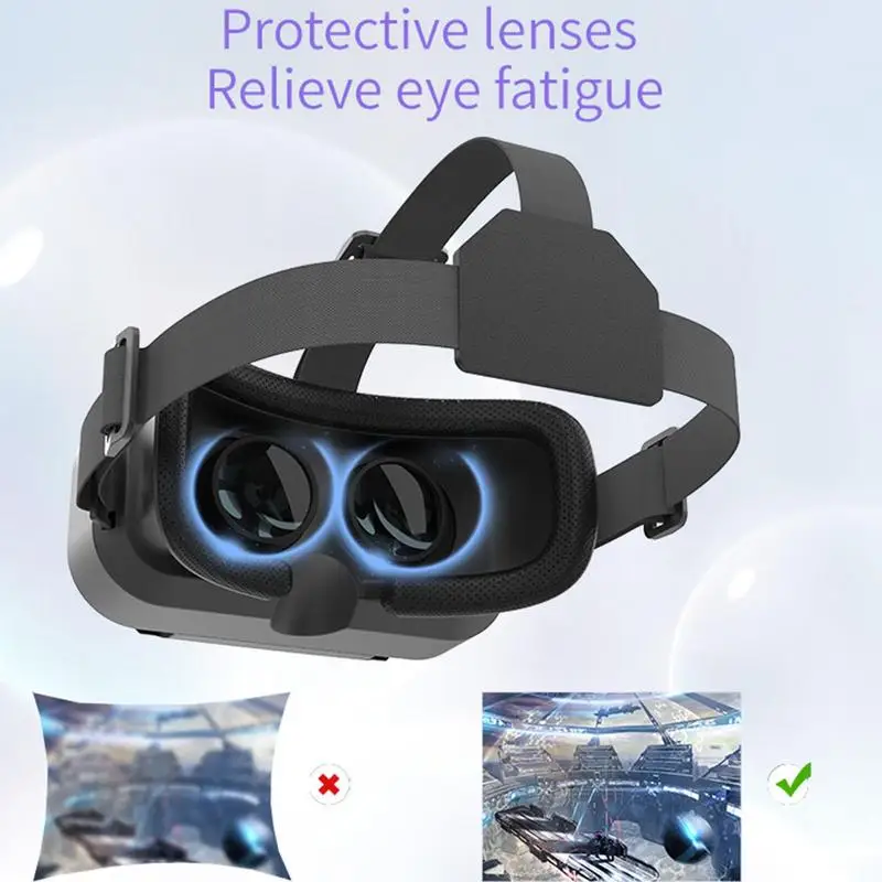 Слушалки виртуална реалност, очила за виртуална реалност за игри с смартфони, универсални очила за виртуална реалност, меки и удобни, нови 3D VR . ' - ' . 1