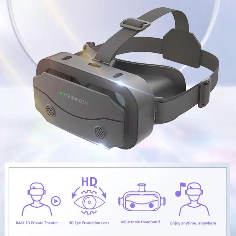 Слушалки виртуална реалност, очила за виртуална реалност за игри с смартфони, универсални очила за виртуална реалност, меки и удобни, нови 3D VR . ' - ' . 2