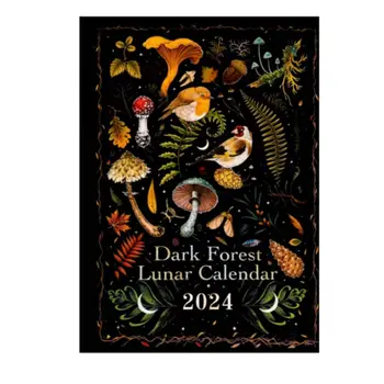 Водоустойчив Календар тъмни гори в 2024 година, време за планиране, творчески астрология Лунен календар, коледни подаръци