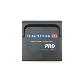 Печатна платка на играта касета Flash Gear Pro Power Saving Flash Cart за Sega Game Gear GG System Shell, Черен